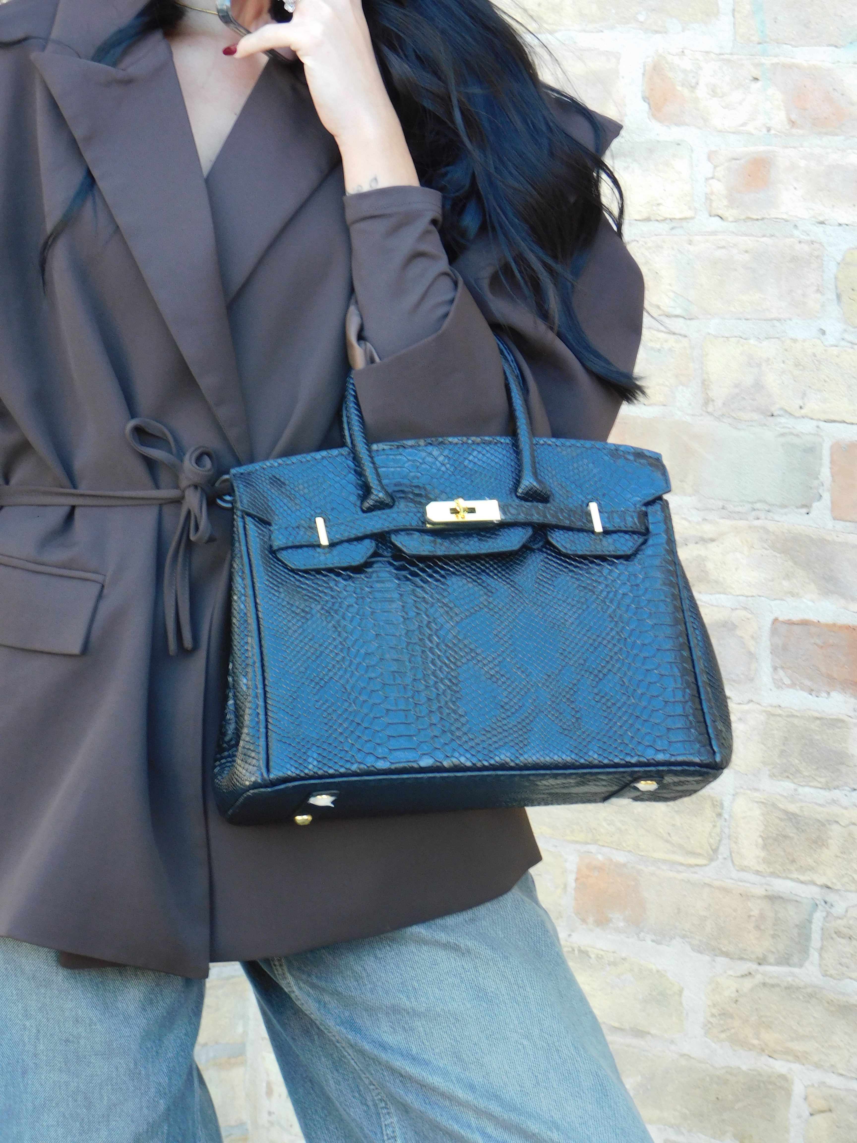 Midnight Black Python 30cm