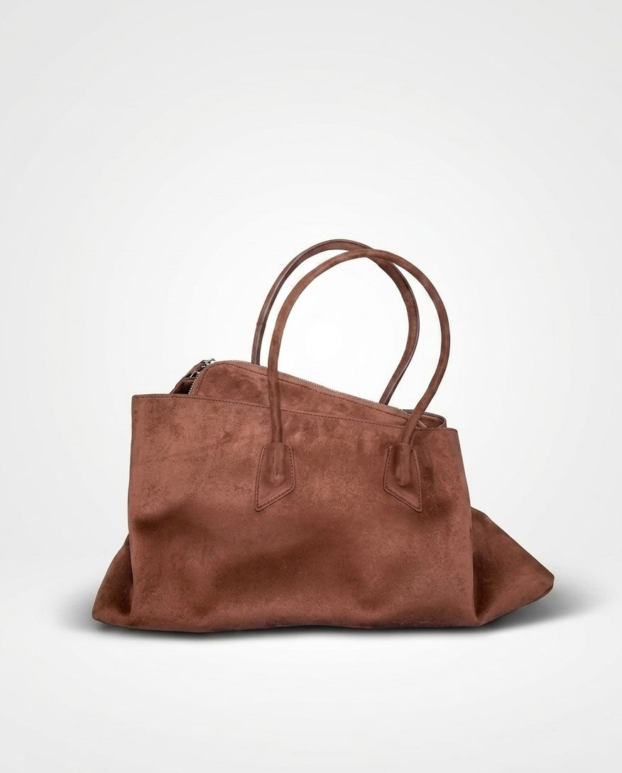 WILDER-terracotta suede