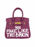 BIRKIN DEEP BURGUNDY 20cm
