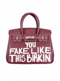 BIRKIN WINE VELVET 20cm