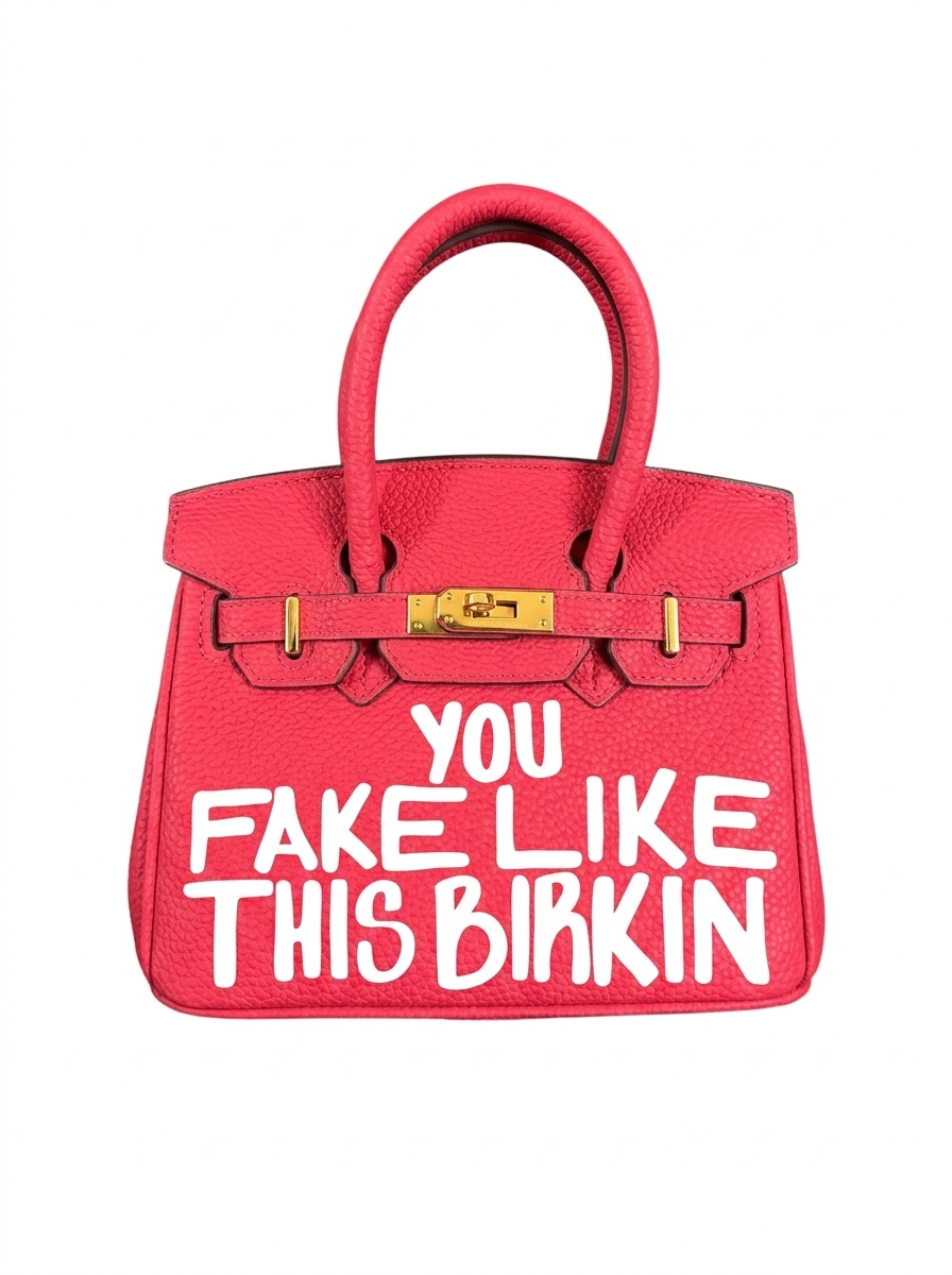 BIRKIN FIRE RED 20cm