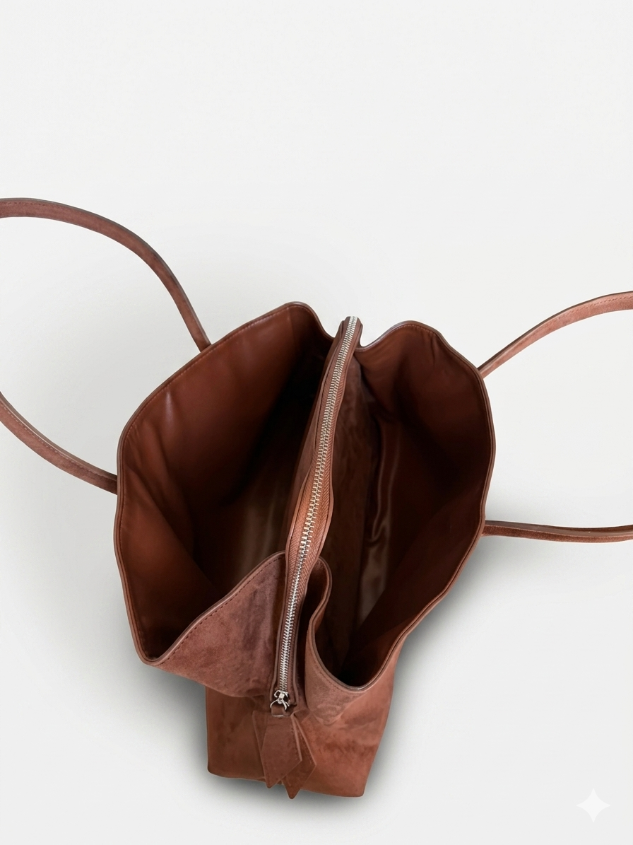 WILDER-terracotta suede