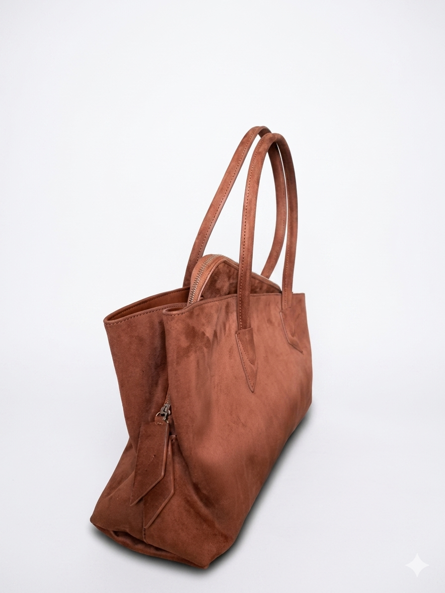 WILDER-terracotta suede
